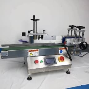 Máy dán nhãn chai tròn tự động